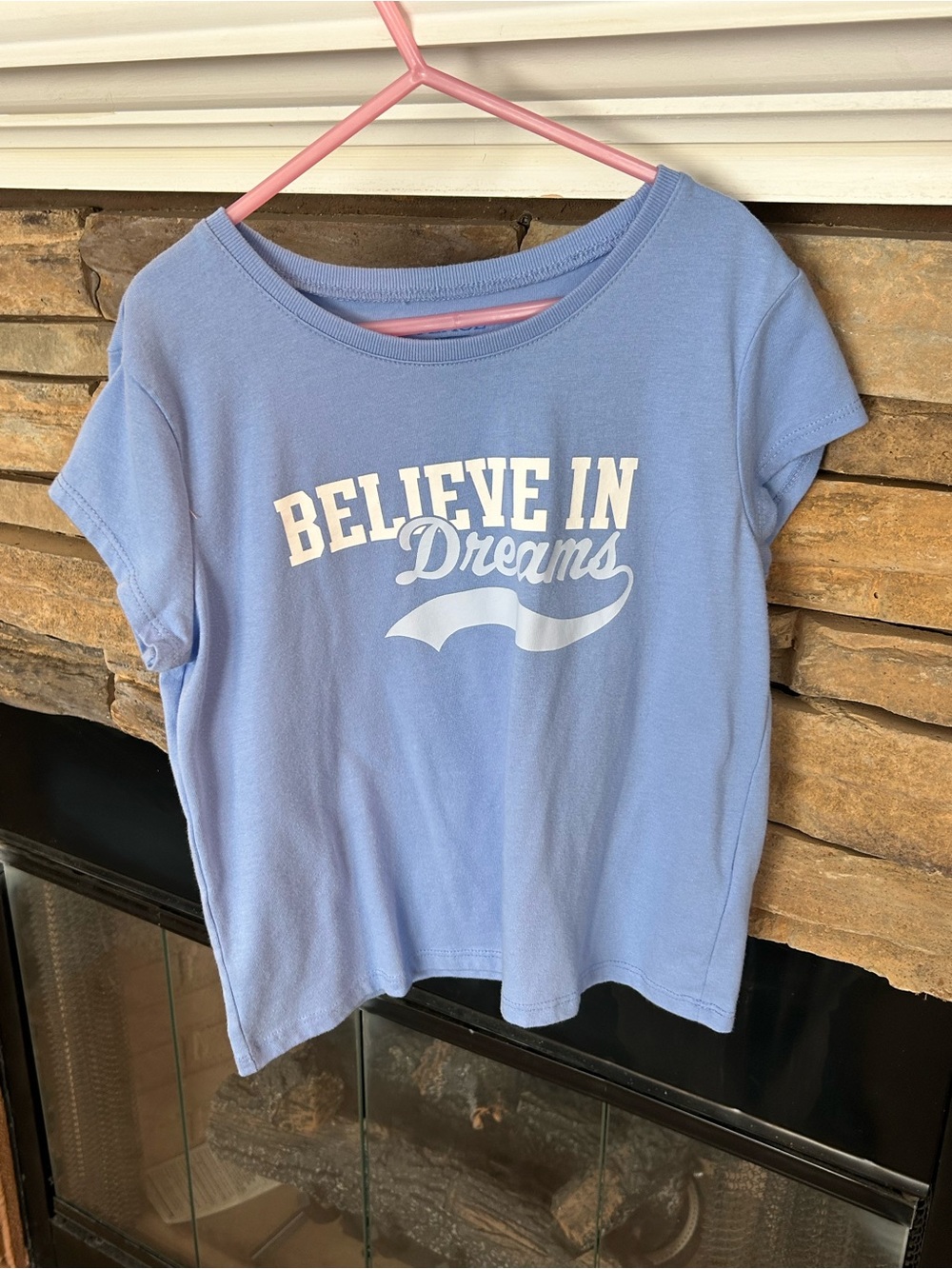 The Children's Place Light Blue 'Believe In Dreams' Short Sleeve Tee